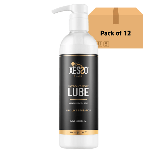 XESSO Lube & More Waterbased Lube XESSO Water Based Creamy Lube, 16 fl. oz., Pack of 12, Totaling 192 fl. oz. Case-pack